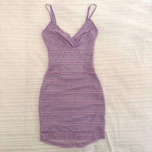Revolve Lavender Lace Dress